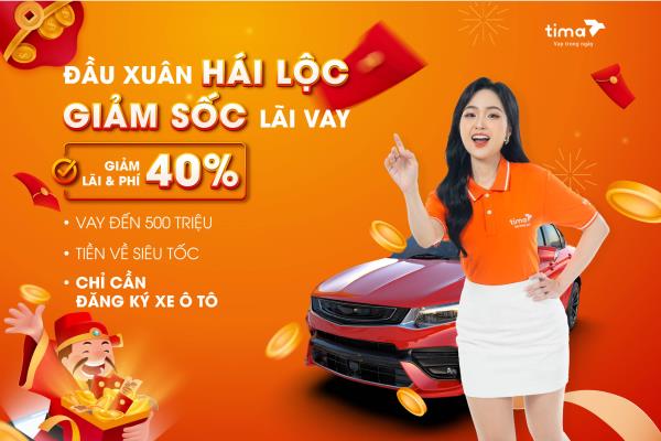 Chương trình khuyến mãi đầu năm - Giảm sốc 40% tổng lãi phí vay 